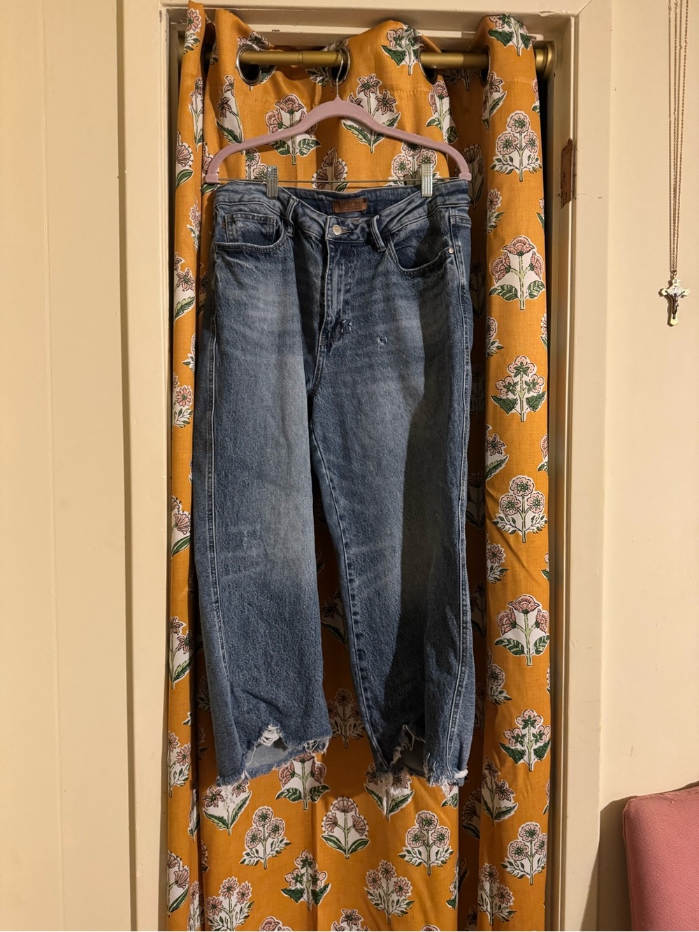 Judy Blue Washed Blue Distressed Boyfriend Jeans